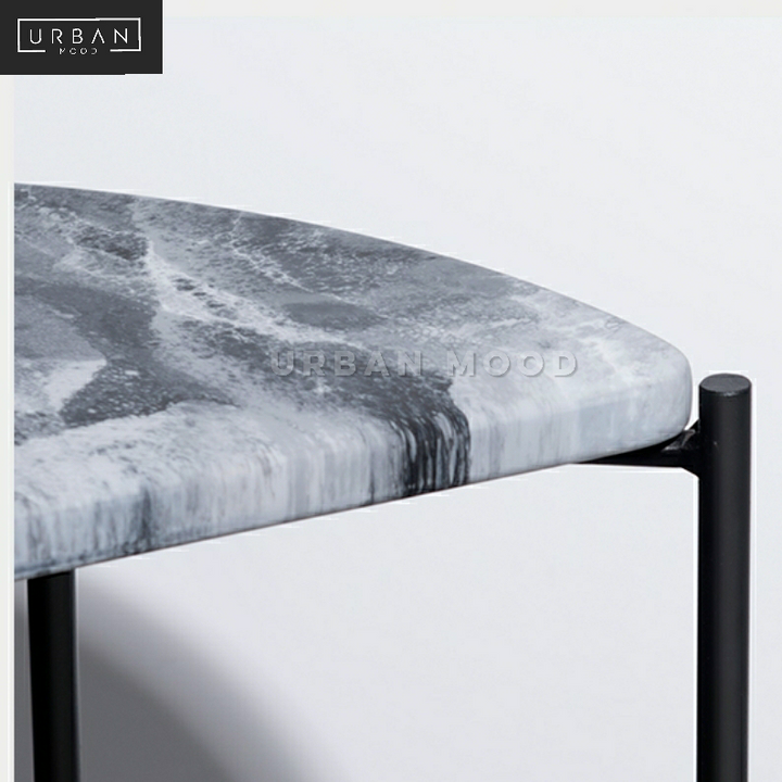 TRENT Minimalist Marble End Table