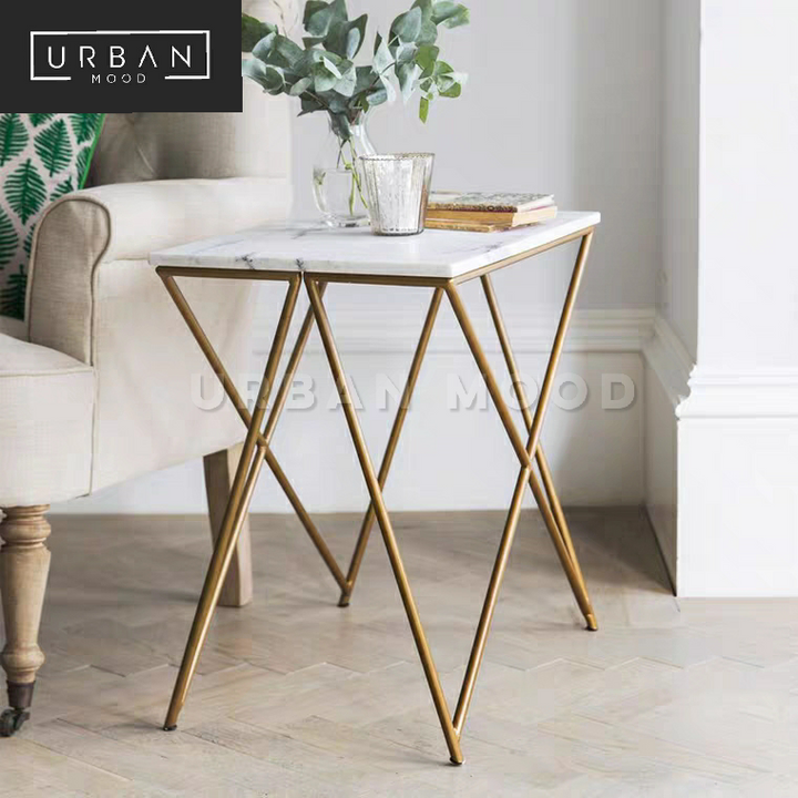 CAVIER Minimalist Marble Side Table