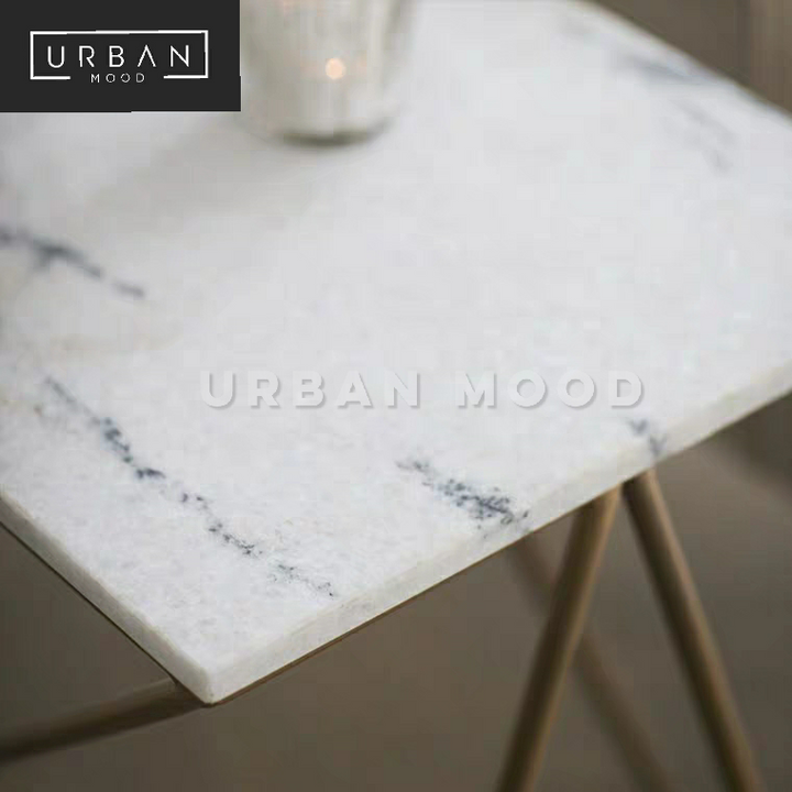 CAVIER Minimalist Marble Side Table