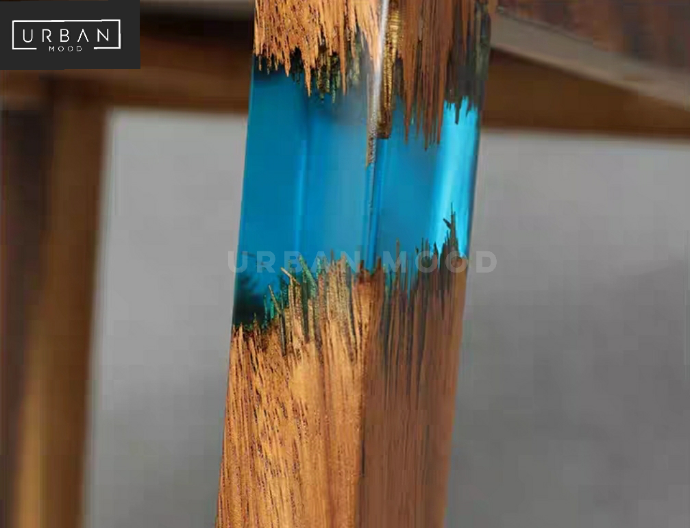 NILE Designer Epoxy Resin Dining Chair