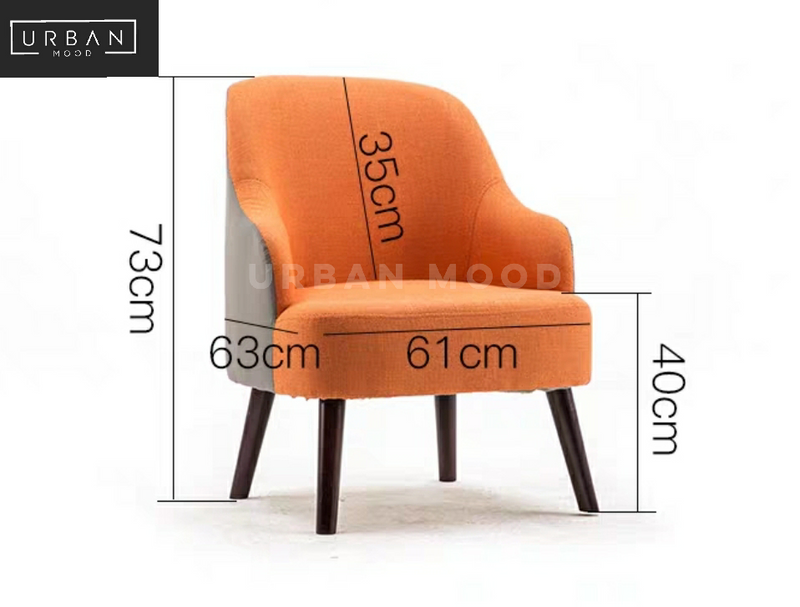 COVA Modern Fabric Armchair