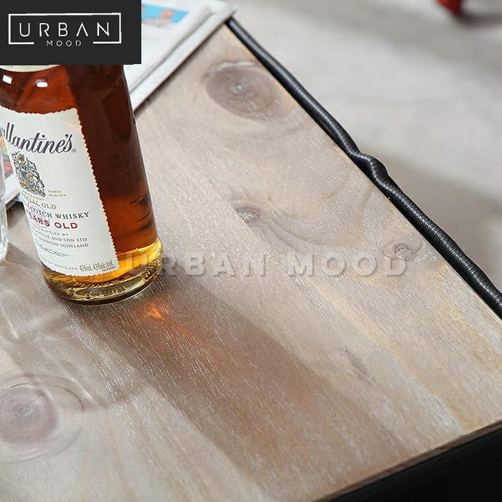 SHOT Industrial Metal Barrel Coffee Table