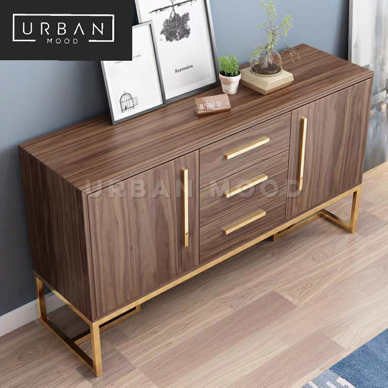 HARDING Contempory Walnut Sideboard