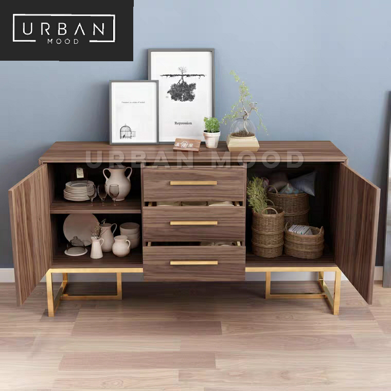 HARDING Contempory Walnut Sideboard