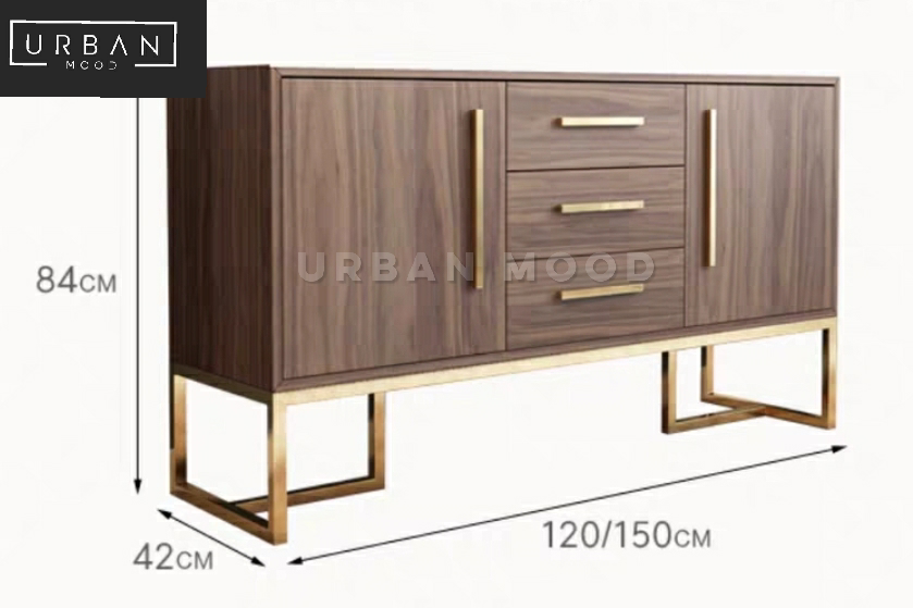 HARDING Contempory Walnut Sideboard