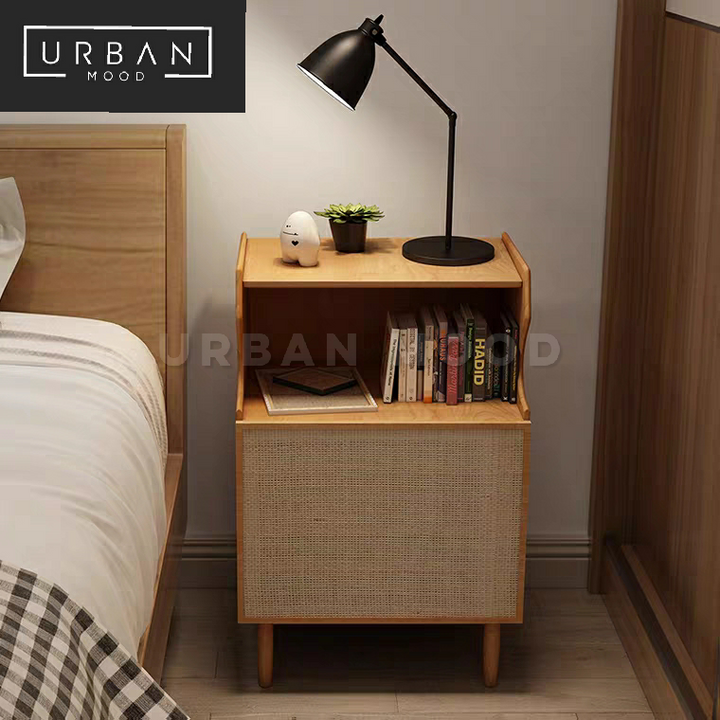 ORIGIN Rustic Solid Wood Bedside Table