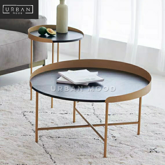 POLAND Minimalist Round Nesting Coffee Tables