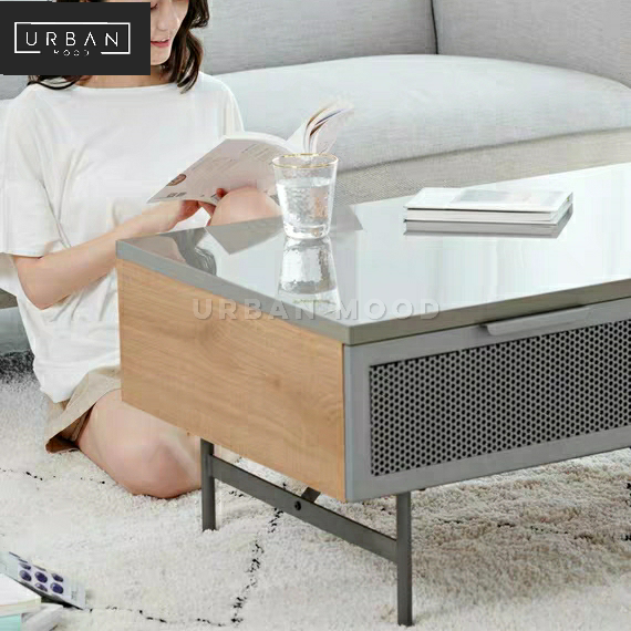 HUB Industrial Metal Coffee Table