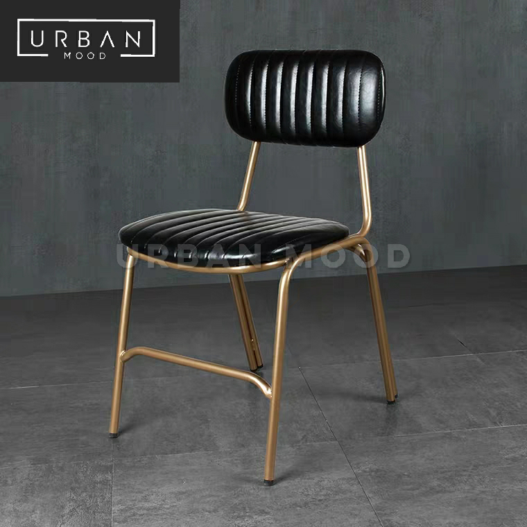RIOT Vintage Faux Leather Dining Chair