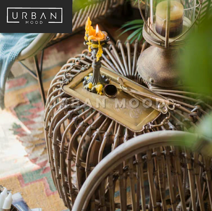 CUBA Rustic Rattan Armchair