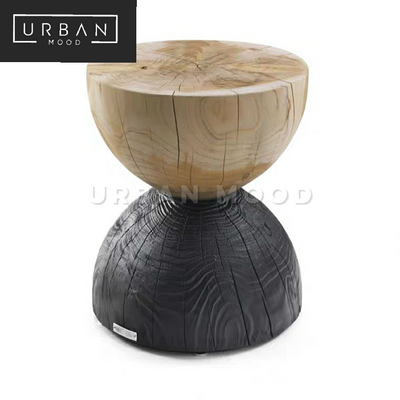 TEMPO Rustic Solid Wood Stool