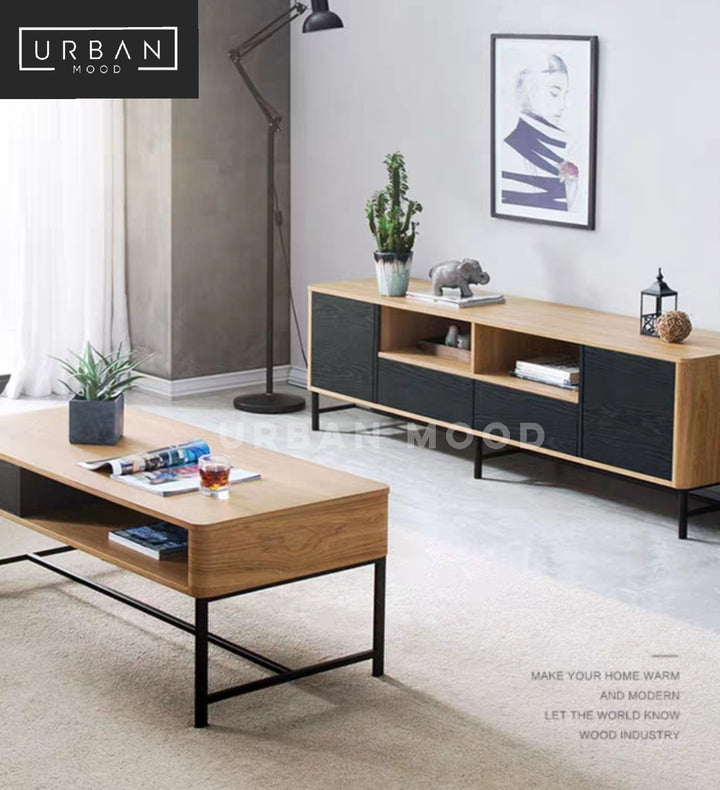 CASHMAN Modern Industrial TV Console