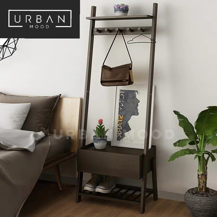 MIGUEL Rustic Bedside Table Rack