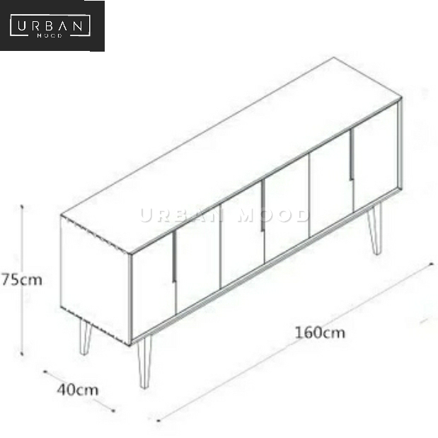 JONES Contemporary Wooden Sideboard