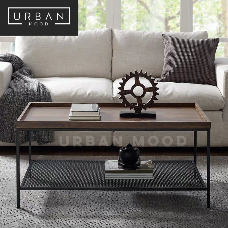 LOWLAND Modern Industrial Coffee Table