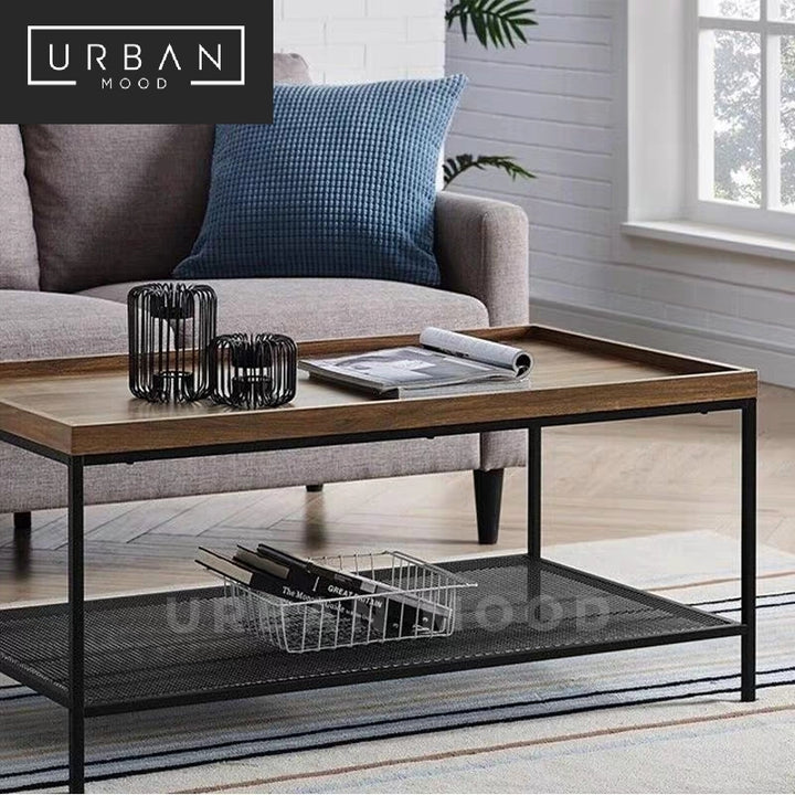 LOWLAND Modern Industrial Coffee Table