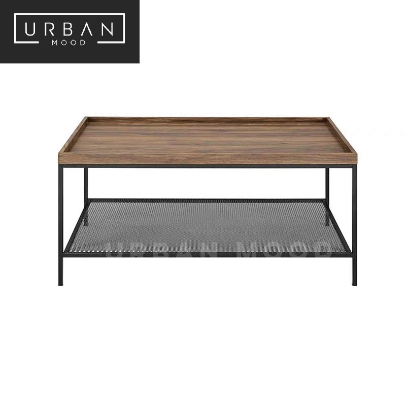 LOWLAND Modern Industrial Coffee Table