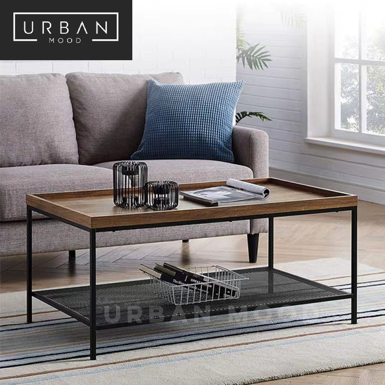 LOWLAND Modern Industrial Coffee Table