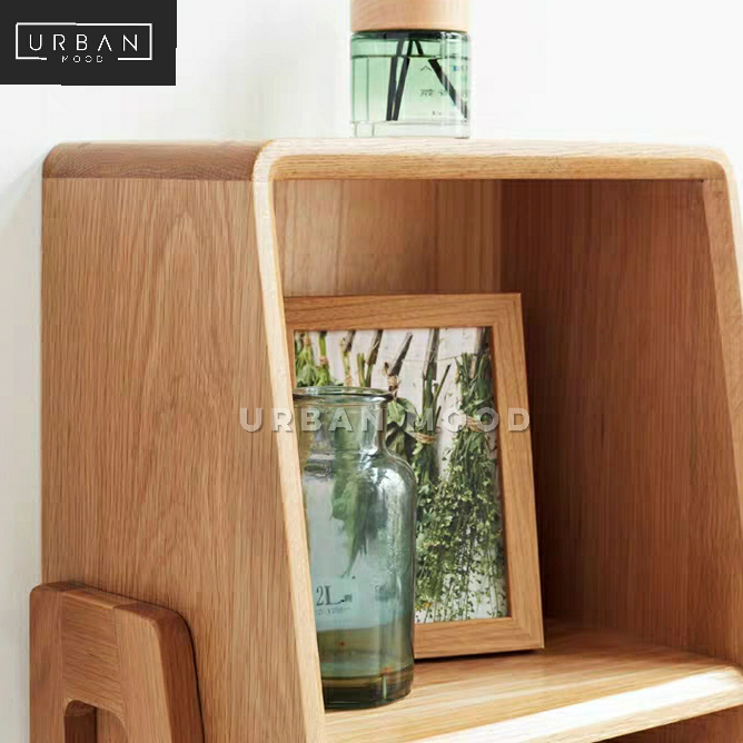 OSCAR Rustic Solid Wood Display Shelf