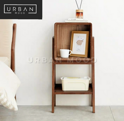 OSCAR Rustic Solid Wood Display Shelf
