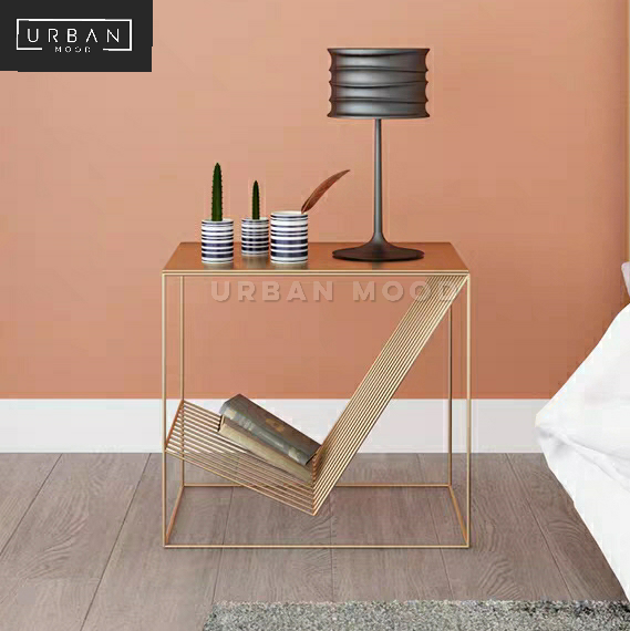 FROST Minimalist Metal Side Table