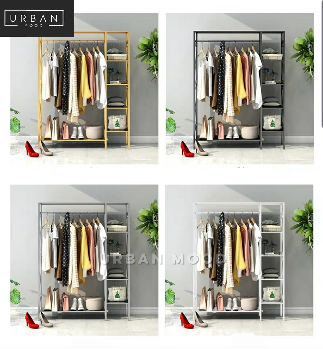 DIVINE Minimalist Open Concept Wardrobe