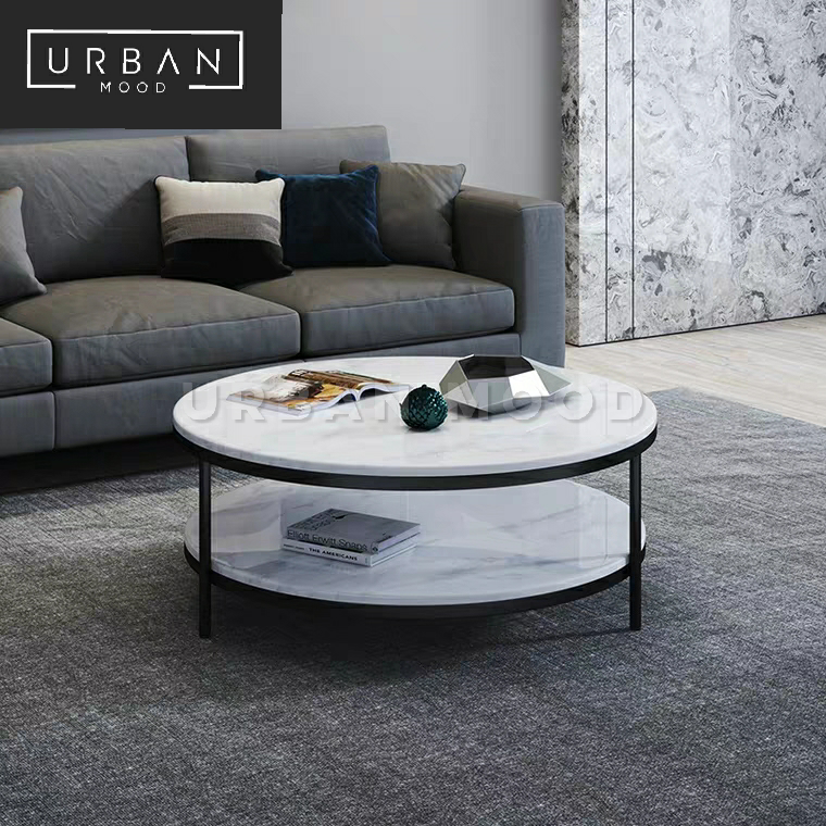 PRISTINE Round Marble Coffee Table