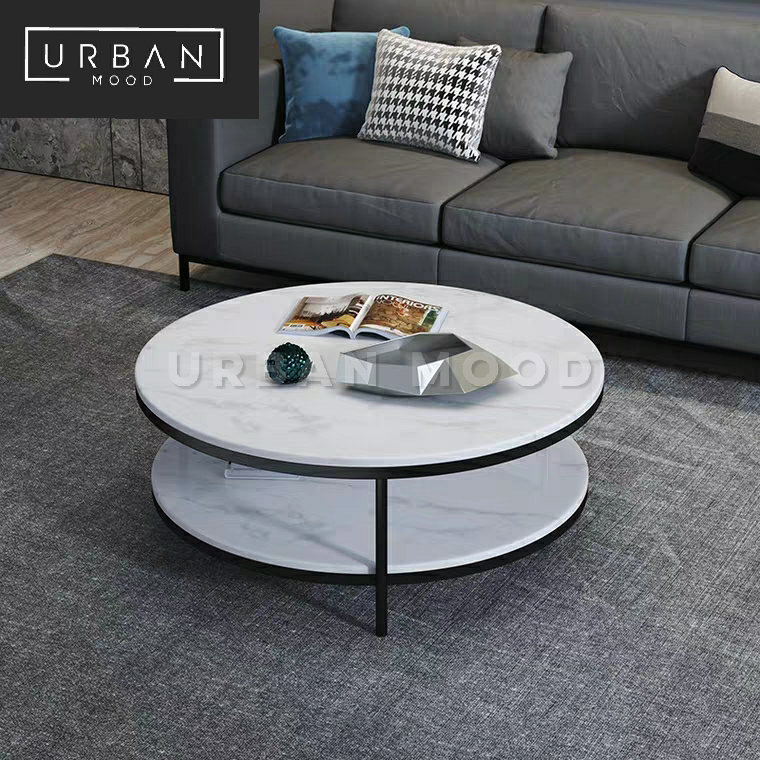 PRISTINE Round Marble Coffee Table