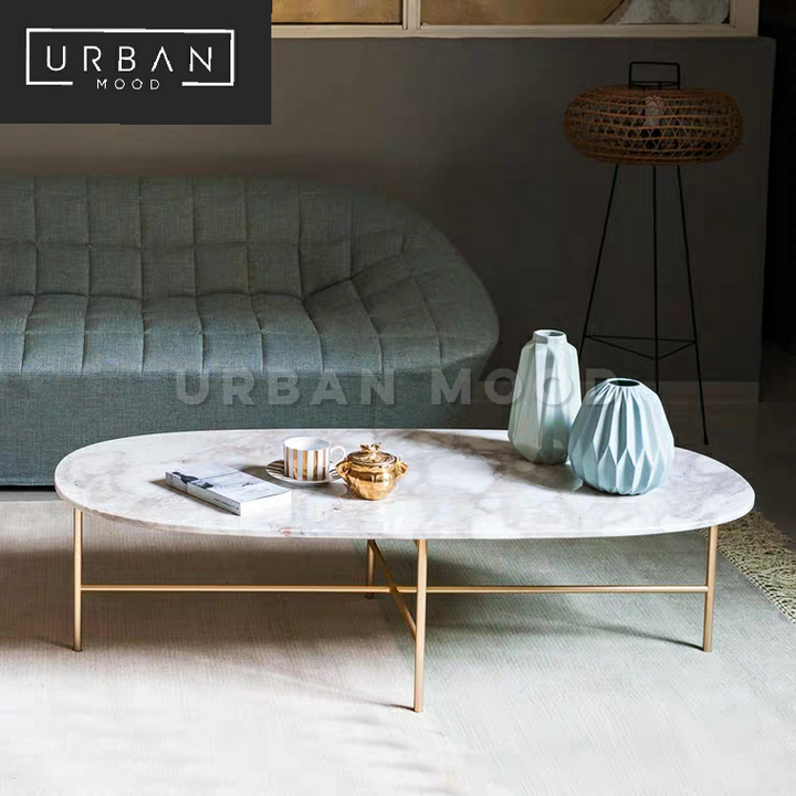 DULCET Luxury Marble Coffee Table