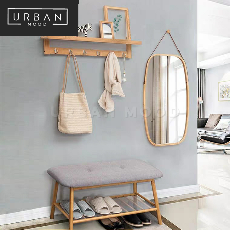 KOHL Scandinavian Hallway Bench & Mirror