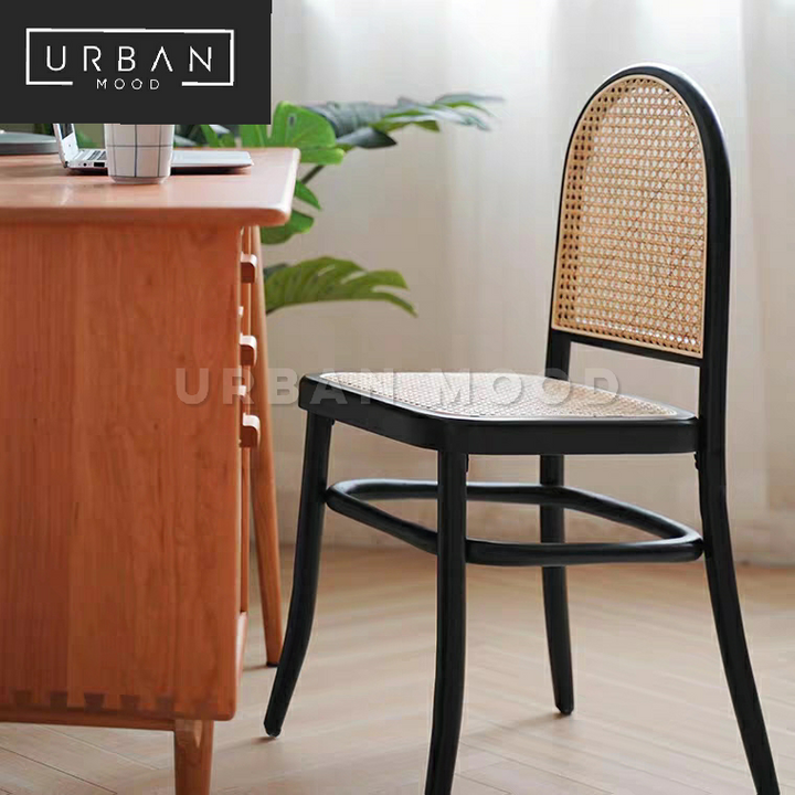 DENNY Vintage Rattan Dining Chair