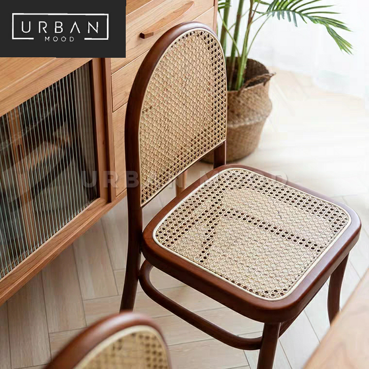 DENNY Vintage Rattan Dining Chair