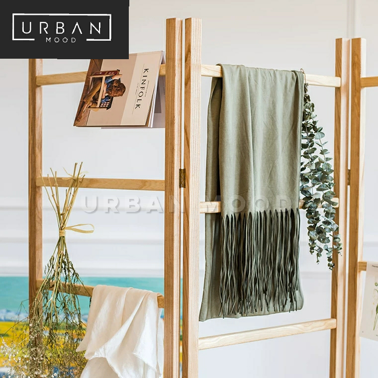 GALVIN Rustic Wooden Ladder Rack – Urban Mood