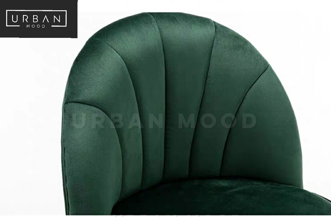 CHELL Modern Velvet Bar Chair