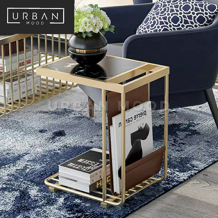 CHRISTY Modern Marble Side Table