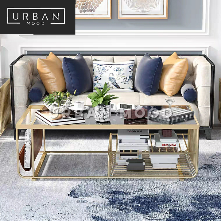 CHRISTY Modern Marble Coffee Table