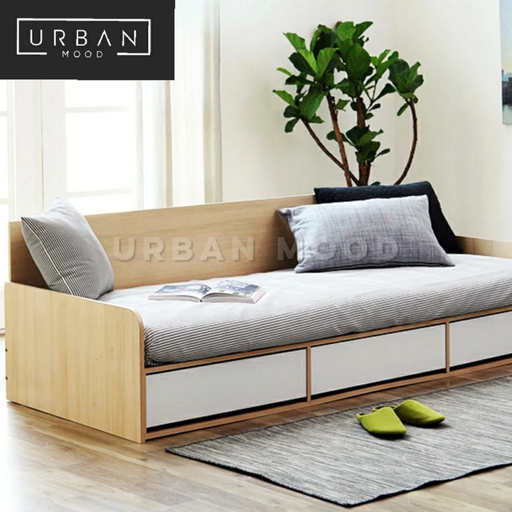 HABITAT Scandinavian Storage Bed