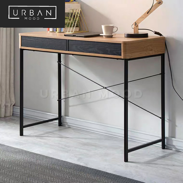 DESMOND Modern Industrial Study Table