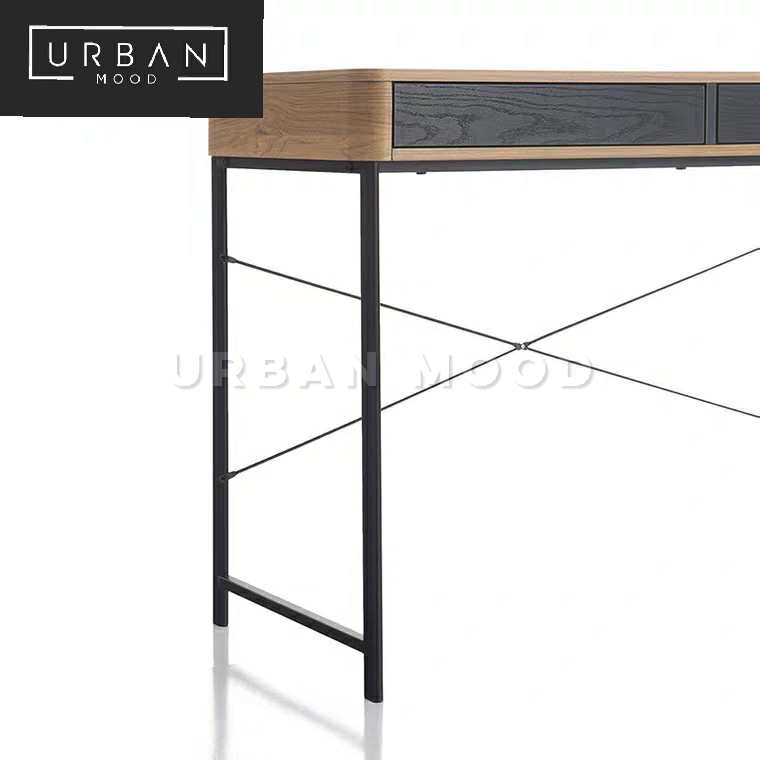 DESMOND Modern Industrial Study Table