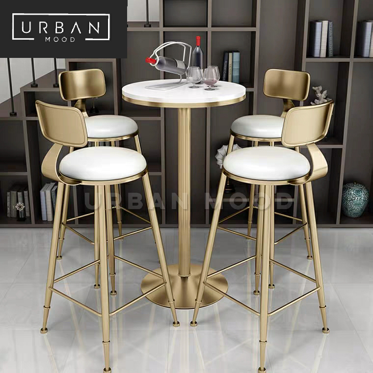 NOVA Modern Marble Bar Table & Chairs