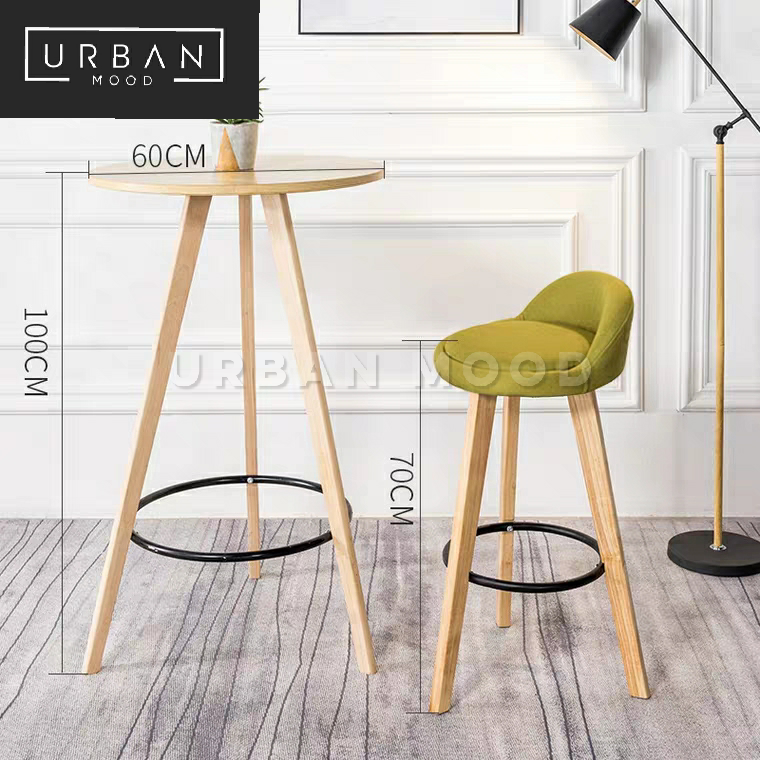 DOYLE Scandinavian Bar Table & Stools