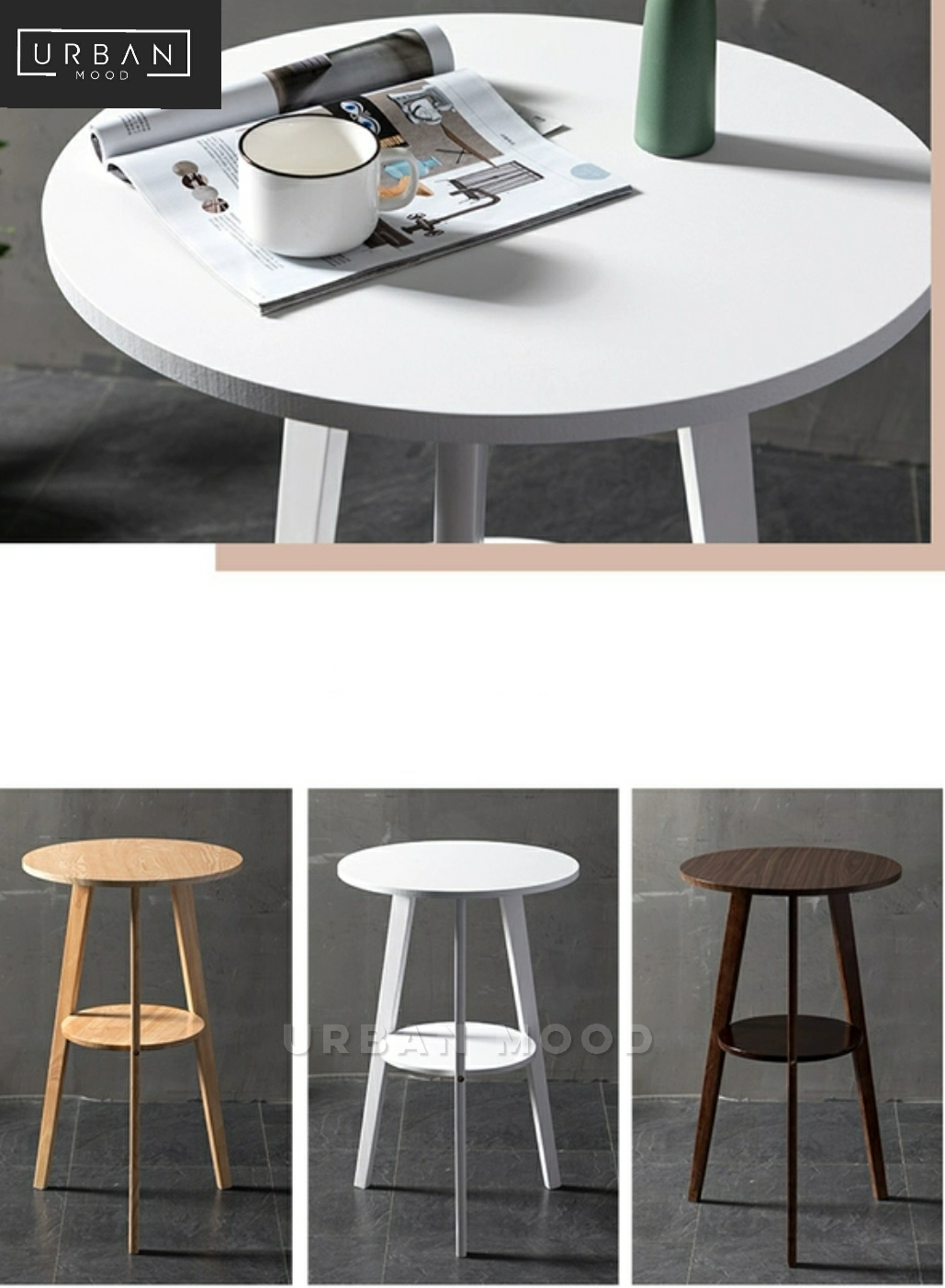 DERICK Scandinavian Bar Table & Stools