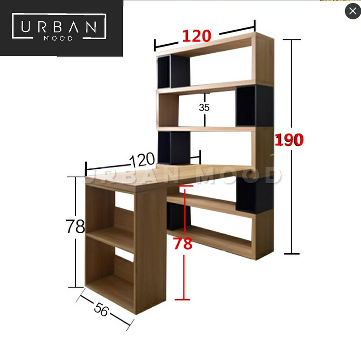 ADDY Modular Study Table Shelf