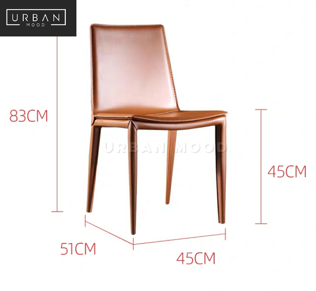 CARBON Modern Faux Leather Dining Chair