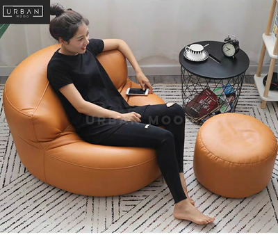KENDEL Modern Leathaire Leisure Chair