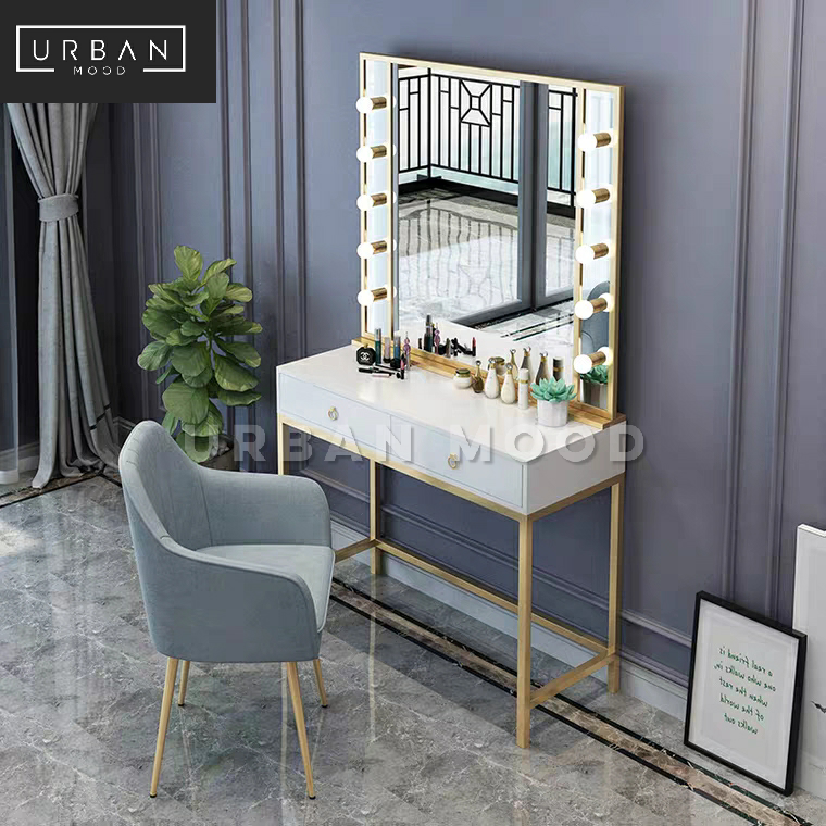 MAYFAIR Hollywood Spotlight Vanity Table