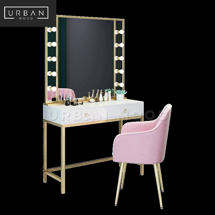 MAYFAIR Hollywood Spotlight Vanity Table