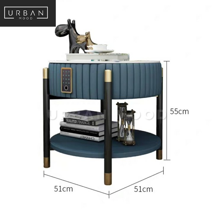 VALOUR Modern Marble Bedside Table