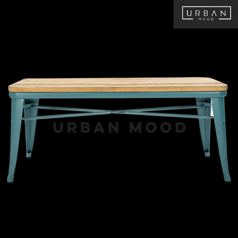 AEGEAN Modern Industrial Metal Dining Bench