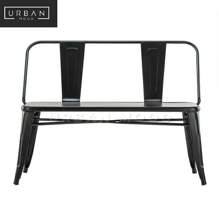 AEGEAN Industrial Tolix Dining Bench